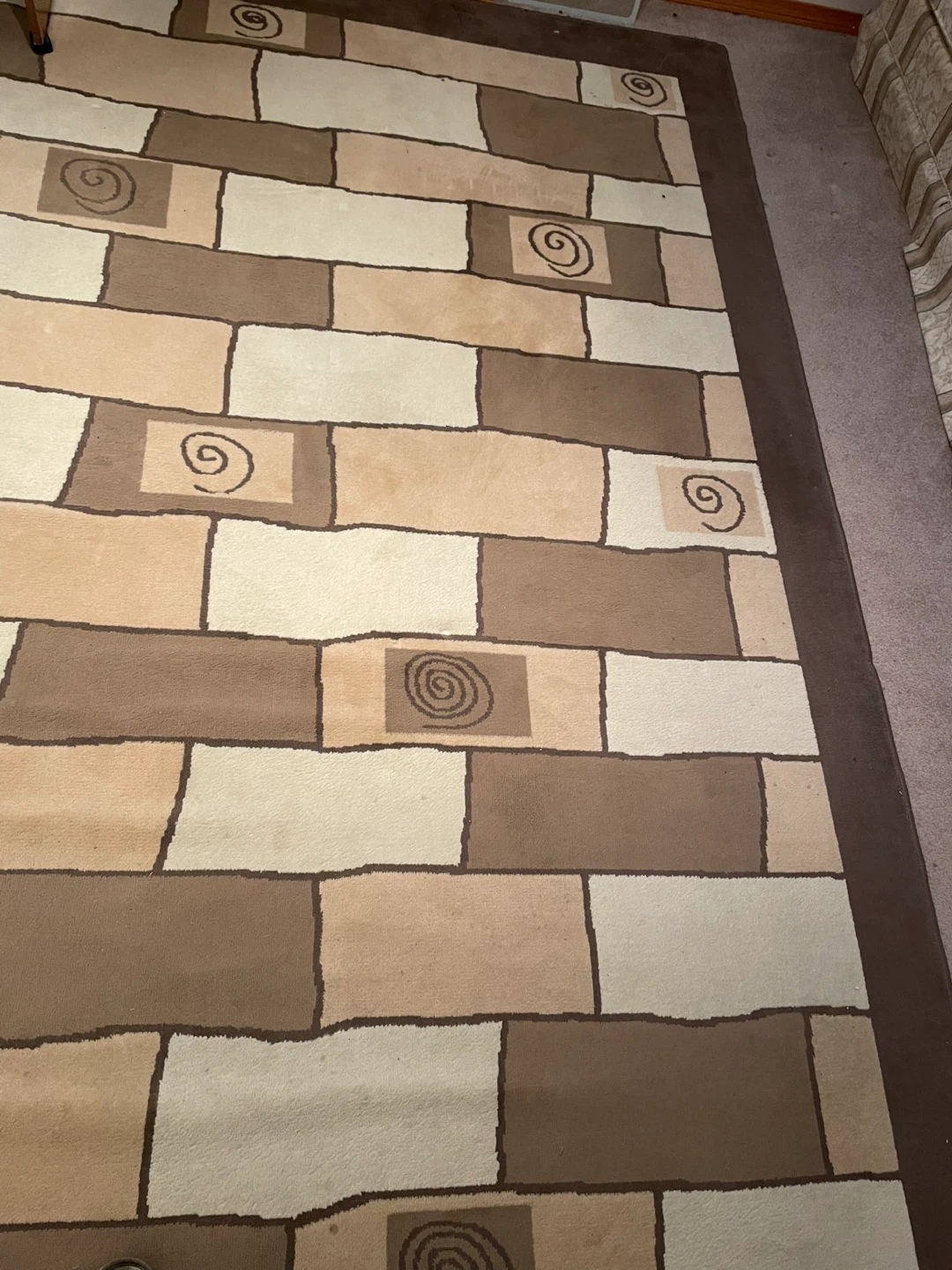 Area Rug with Block Pattern - photo 3