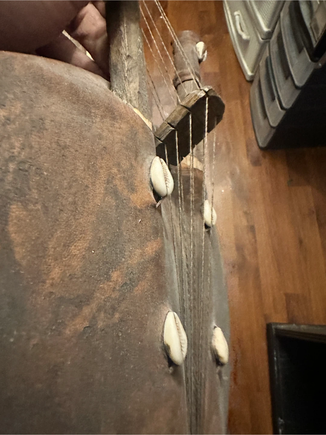 Vintage Wooden Kora African Harp Lute - photo 3
