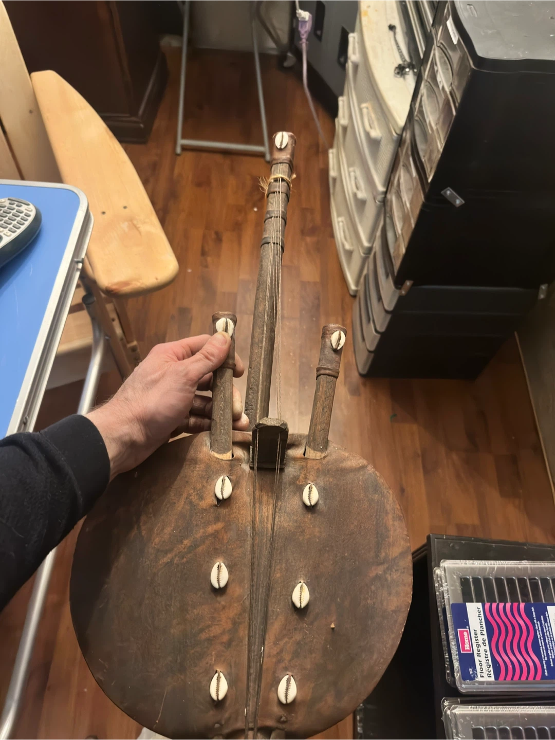 Vintage Wooden Kora African Harp Lute - photo 4