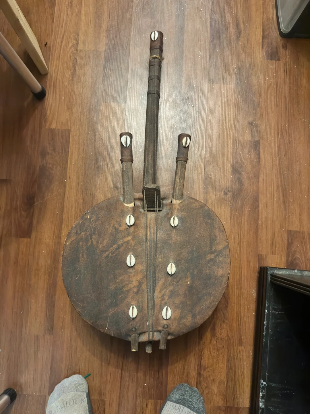 Vintage Wooden Kora African Harp Lute