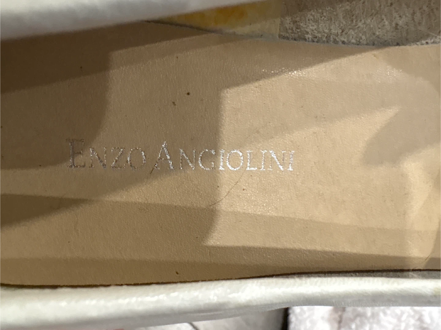 Enzo Angiolini Women's White Leather Loafers Size 10 - photo 2