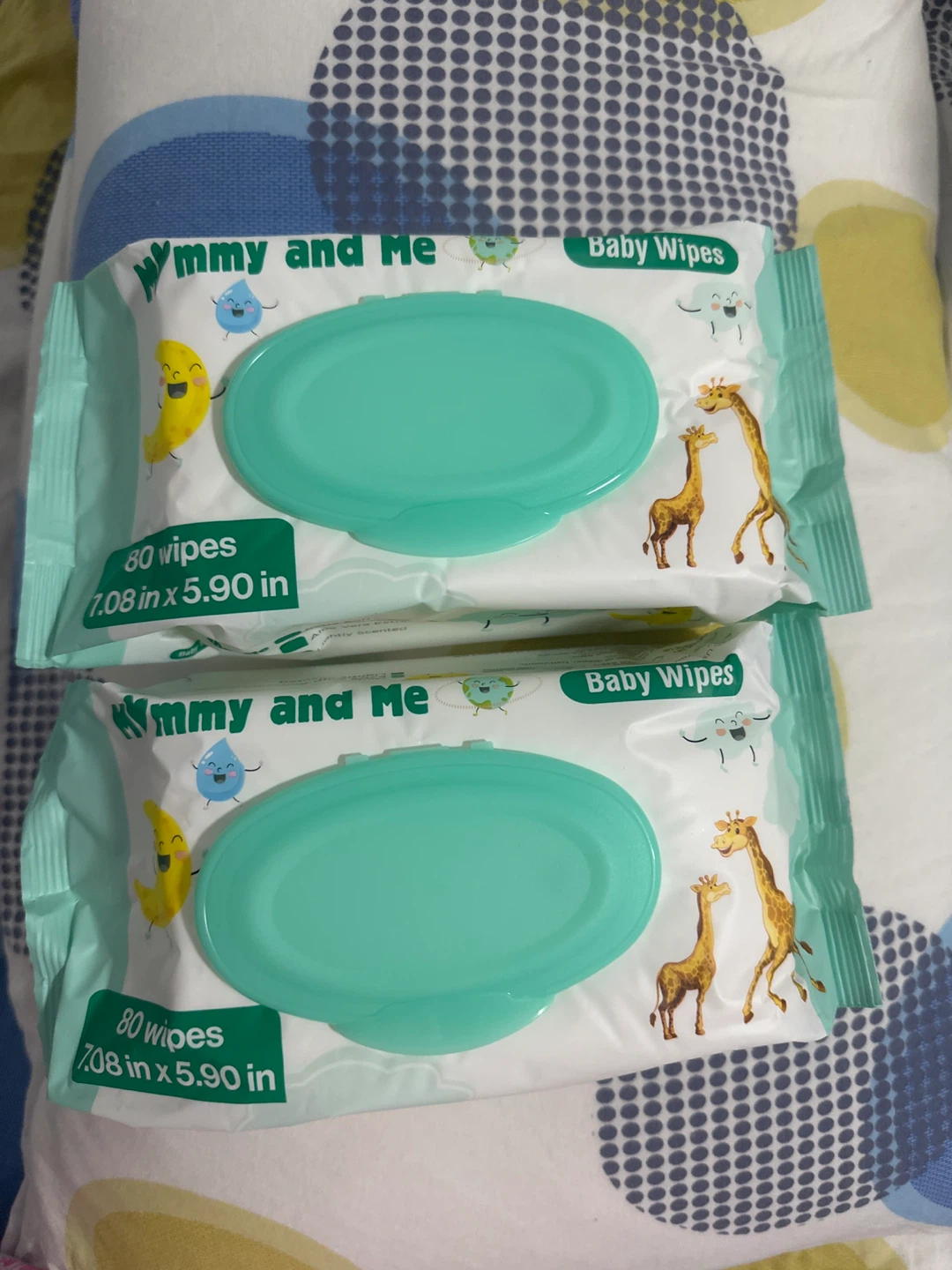 My Mommy and Me Baby Wipes - 2 Pack (80 Wipes Each)