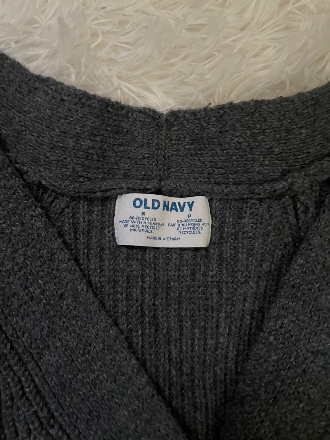 Old Navy Grey Ribbed Cardigan - photo 2
