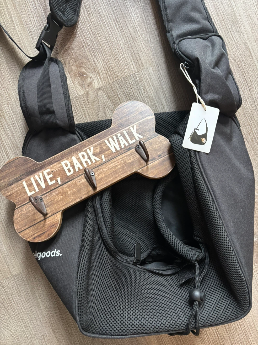 Pet Carrier Sling + Dog Leash/Key Holder
