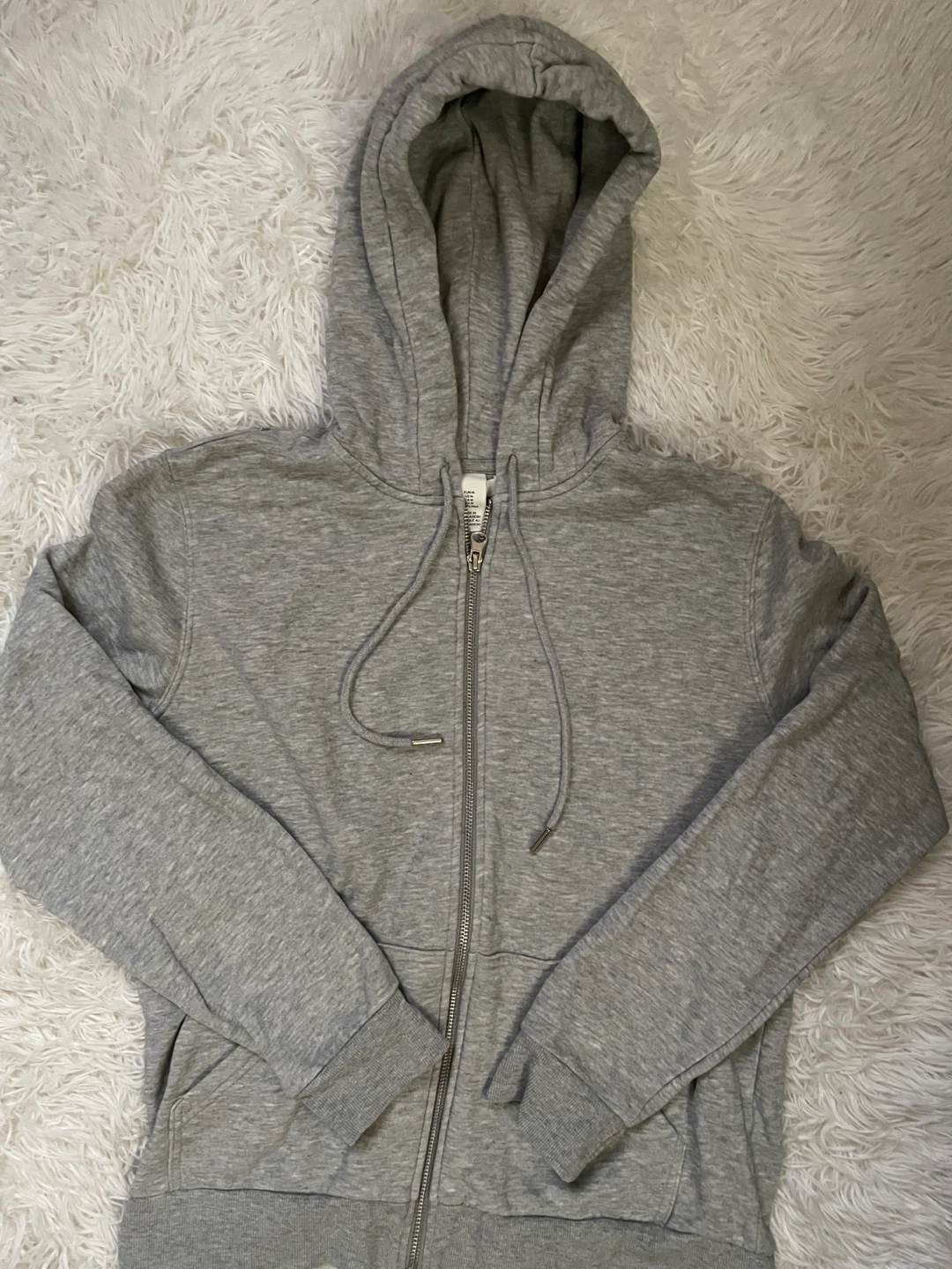 Grey H&M Zip-Up Hoodie
