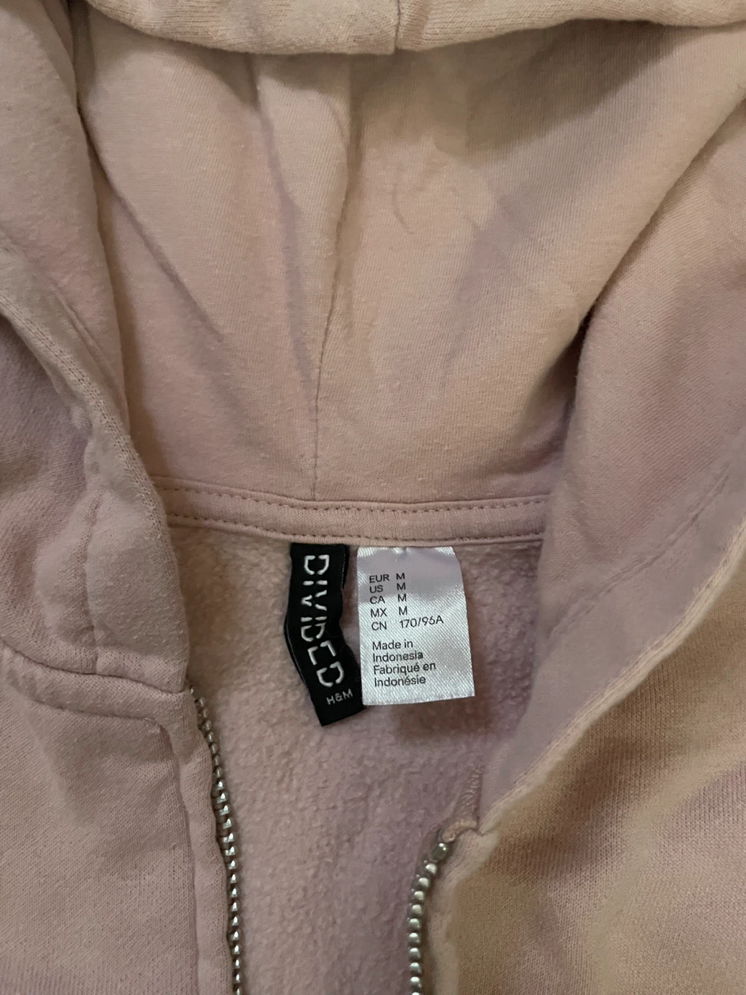Divided by H&M Pink Full Zip Hoodie - Size Medium - photo 2