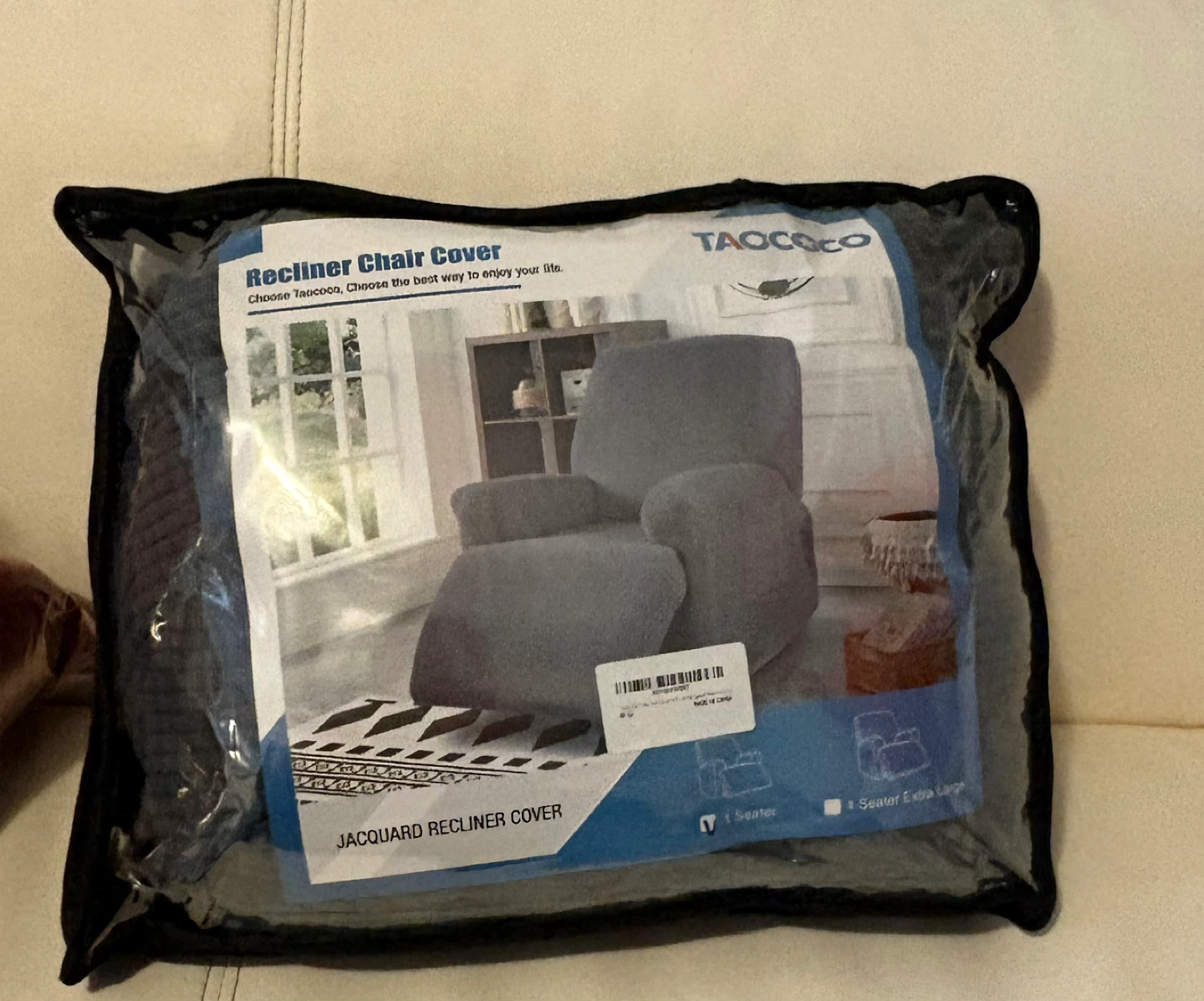 TAOCOCO Jacquard Recliner Chair Cover