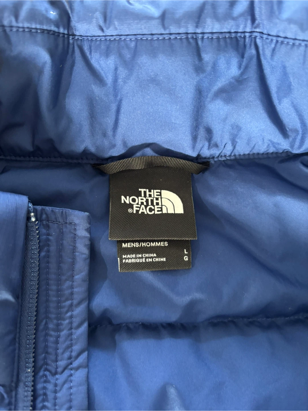 The North Face Puffer Vest Blue Size L - photo 2