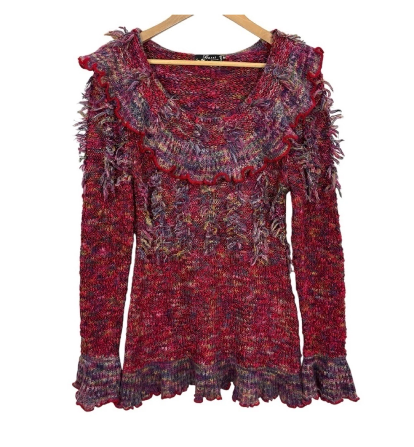 Bacci Women's Multicolour Knit Sweater Size M