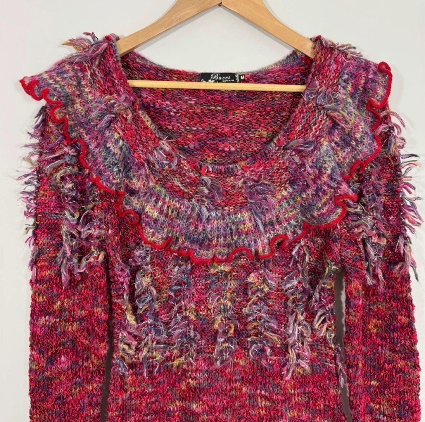 Bacci Women's Multicolour Knit Sweater Size M - photo 2