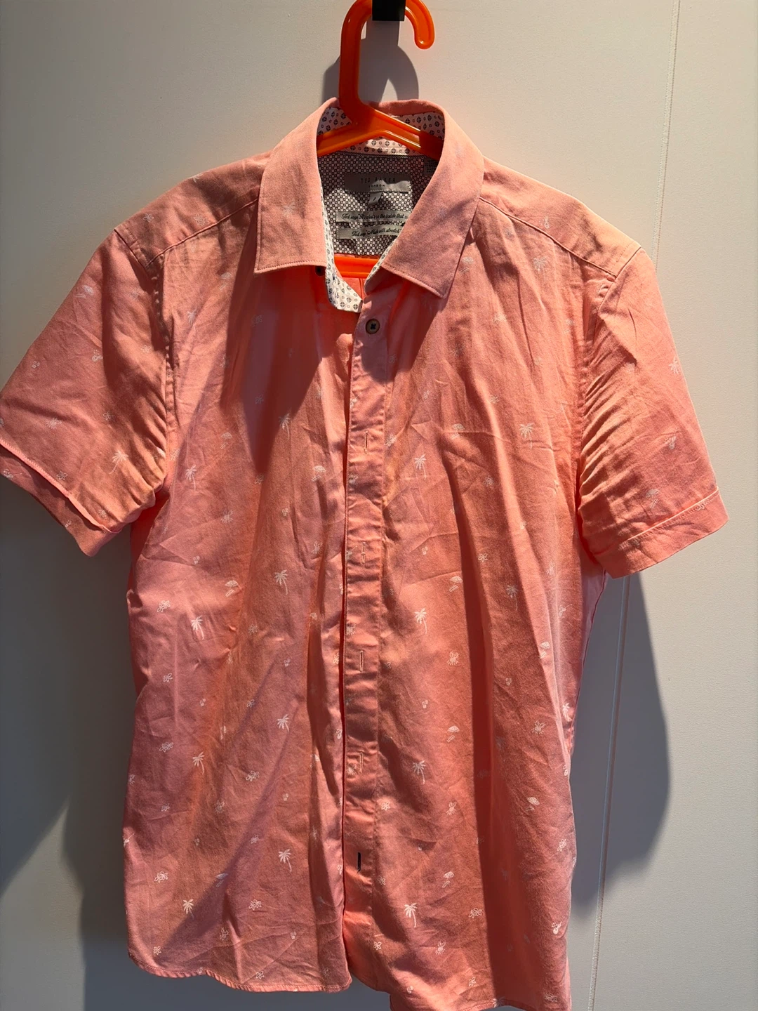 Ted Baker London Short Sleeve Button-Up Shirt - Size 2