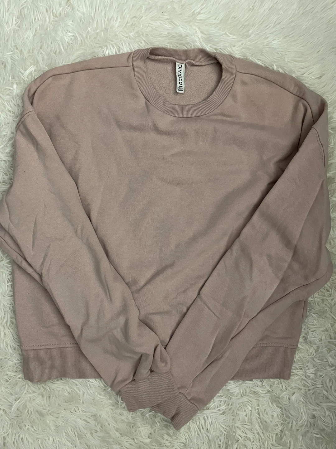 Divided crewneck sweatshirt - dusty rose