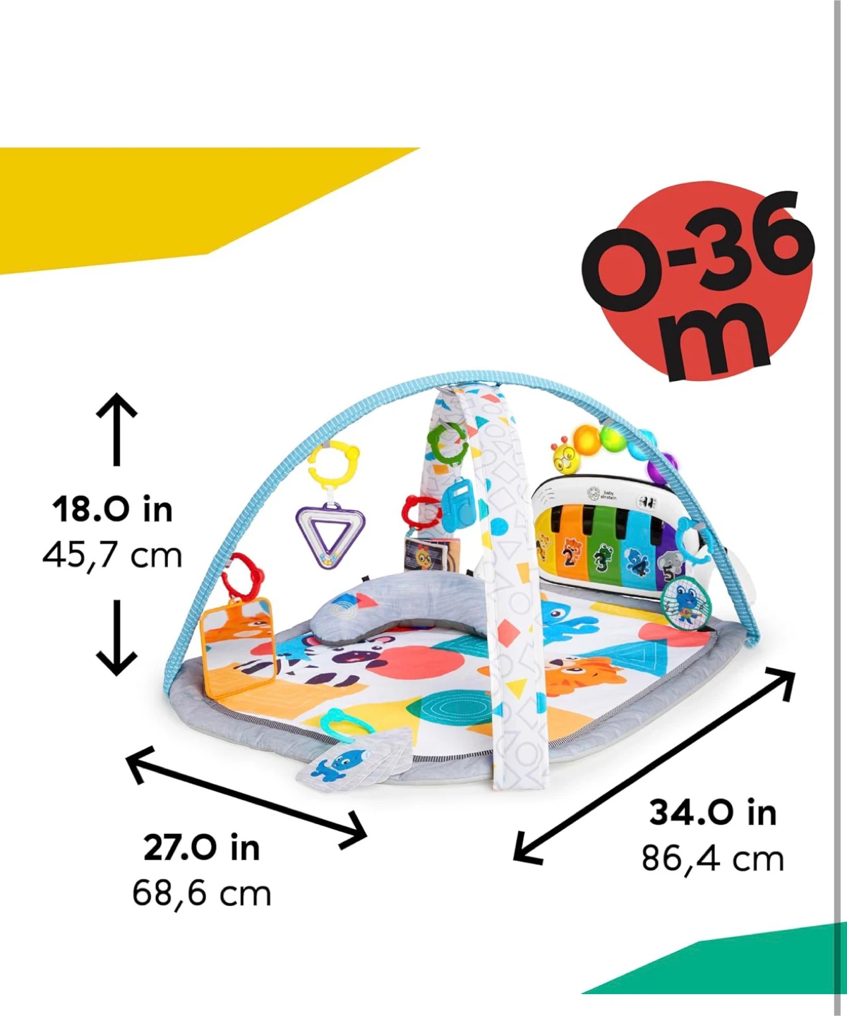 Baby Einstein 4-in-1 Kickin' Tunes Music Activity Mat - photo 2