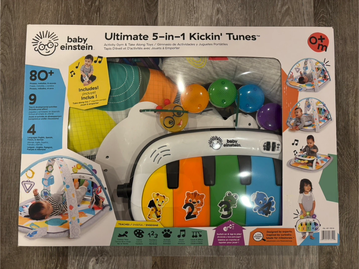 Baby Einstein 4-in-1 Kickin' Tunes Music Activity Mat