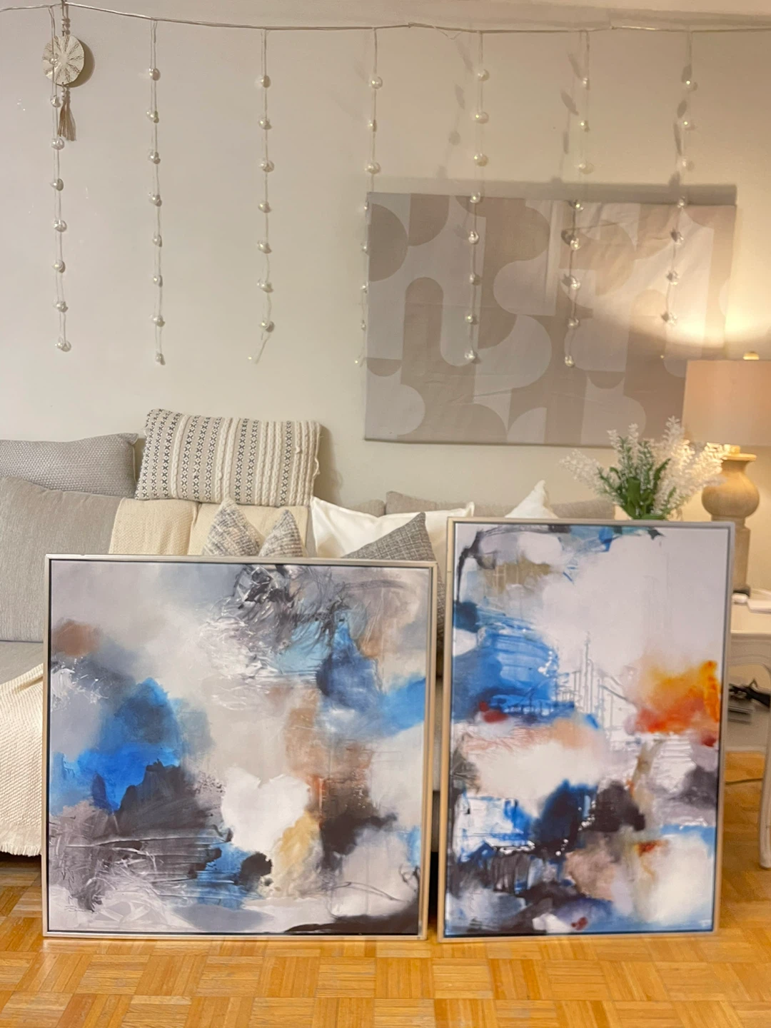 Abstract Canvas Wall Art Set (3 pieces) - photo 3