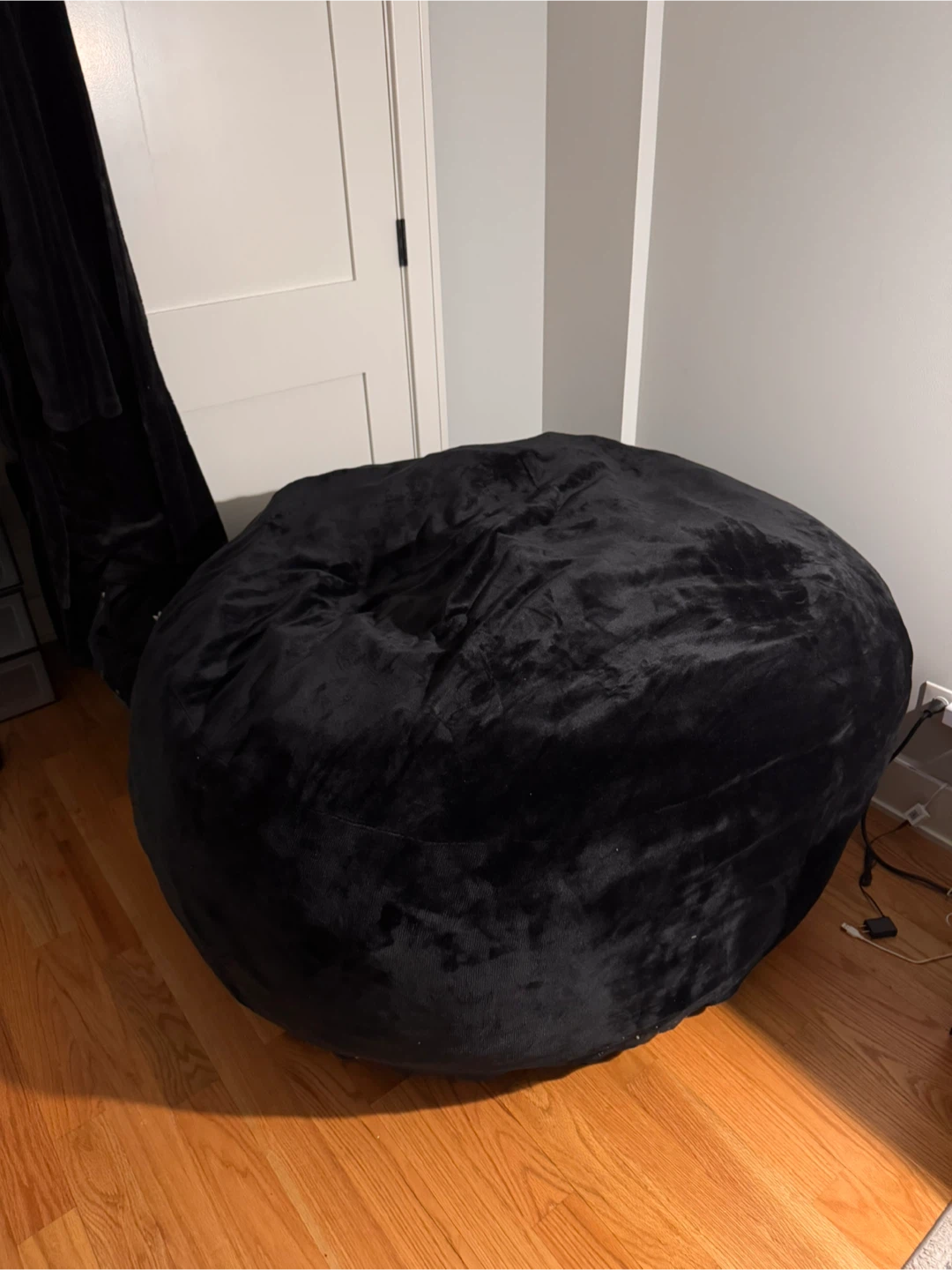 Large Black Bean Bag Chair
