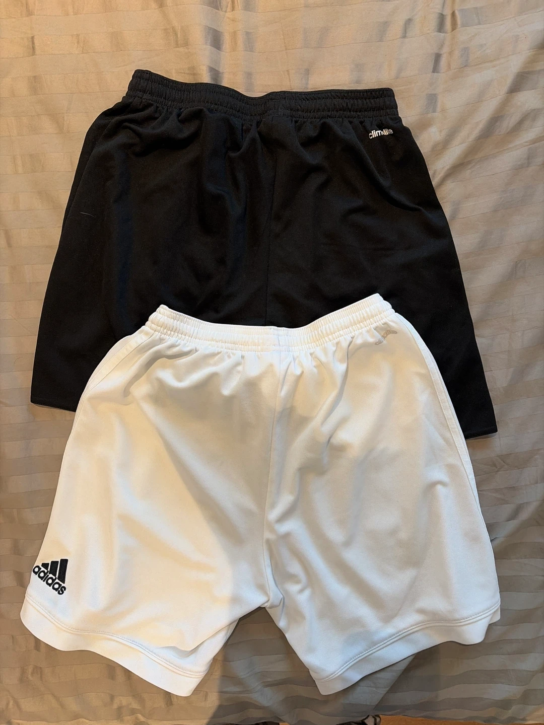 Adidas Men Soccer Shorts - Black & White pair, size small - photo 2