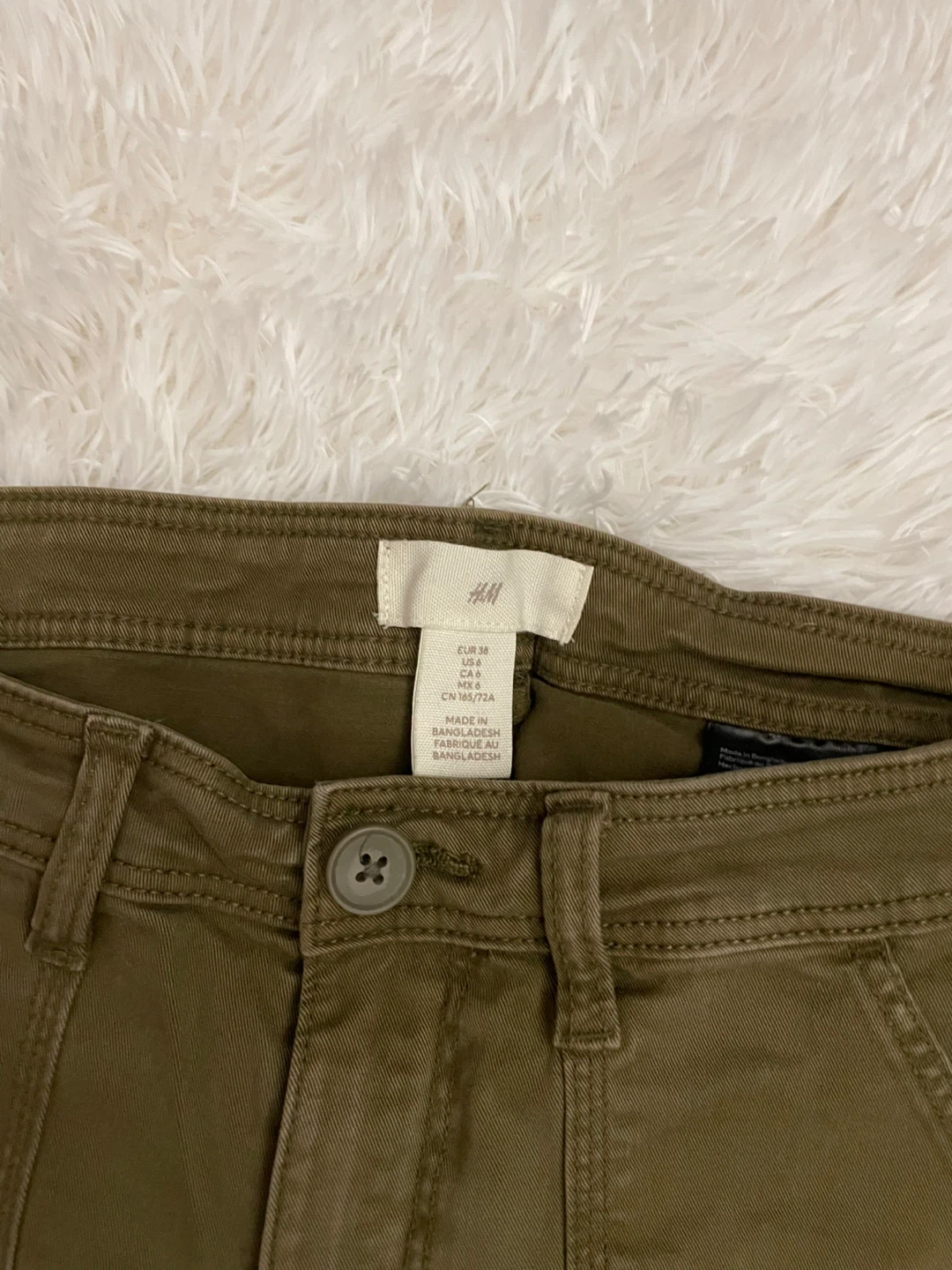 H&M Cargo Pants - Olive Green - photo 2