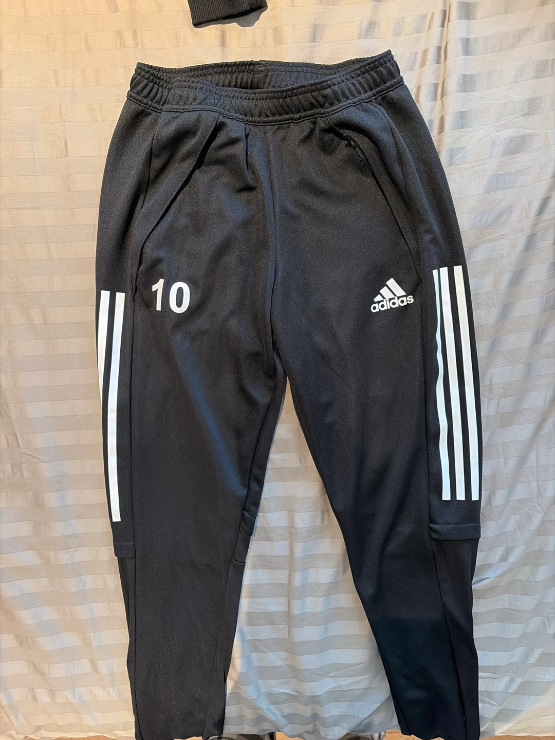 Adidas Black Men Soccer Training Pants Size S