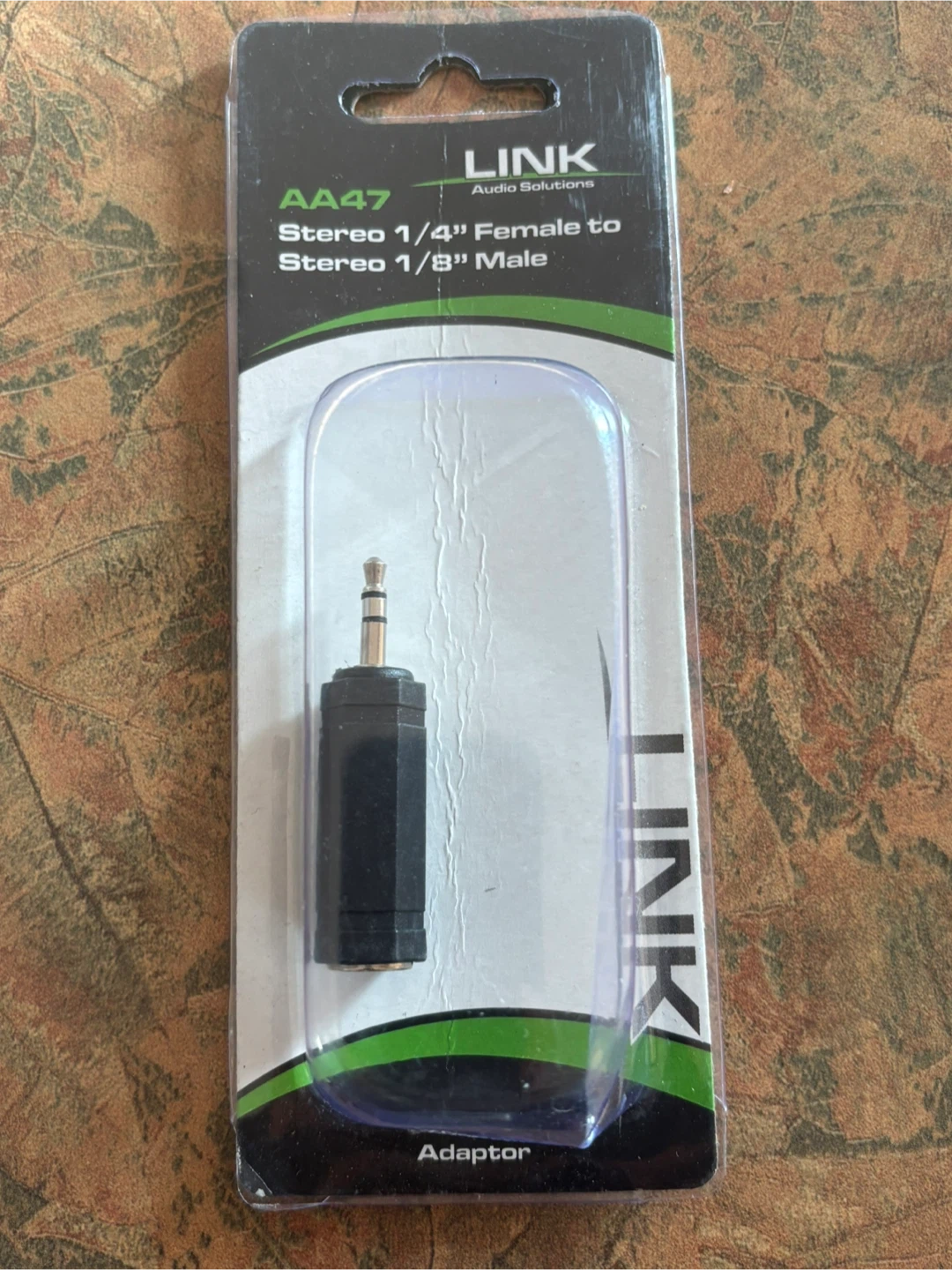 LINK AA47 Stereo 1/4" Female to 1/8" Male Adapter