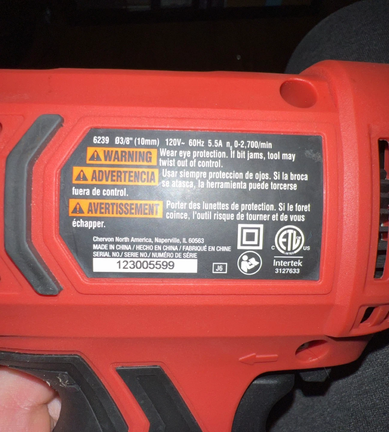 SKIL 3/8" Corded Drill - photo 3