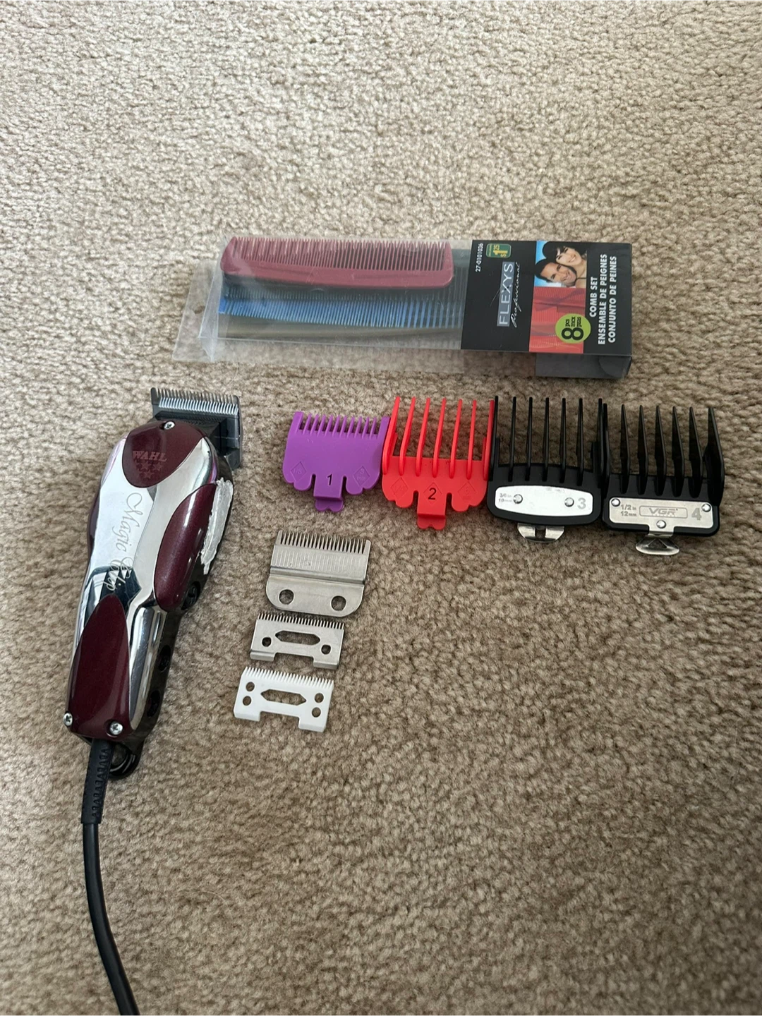 Wahl Magic Clip Corded Hair Clipper with Comb Set