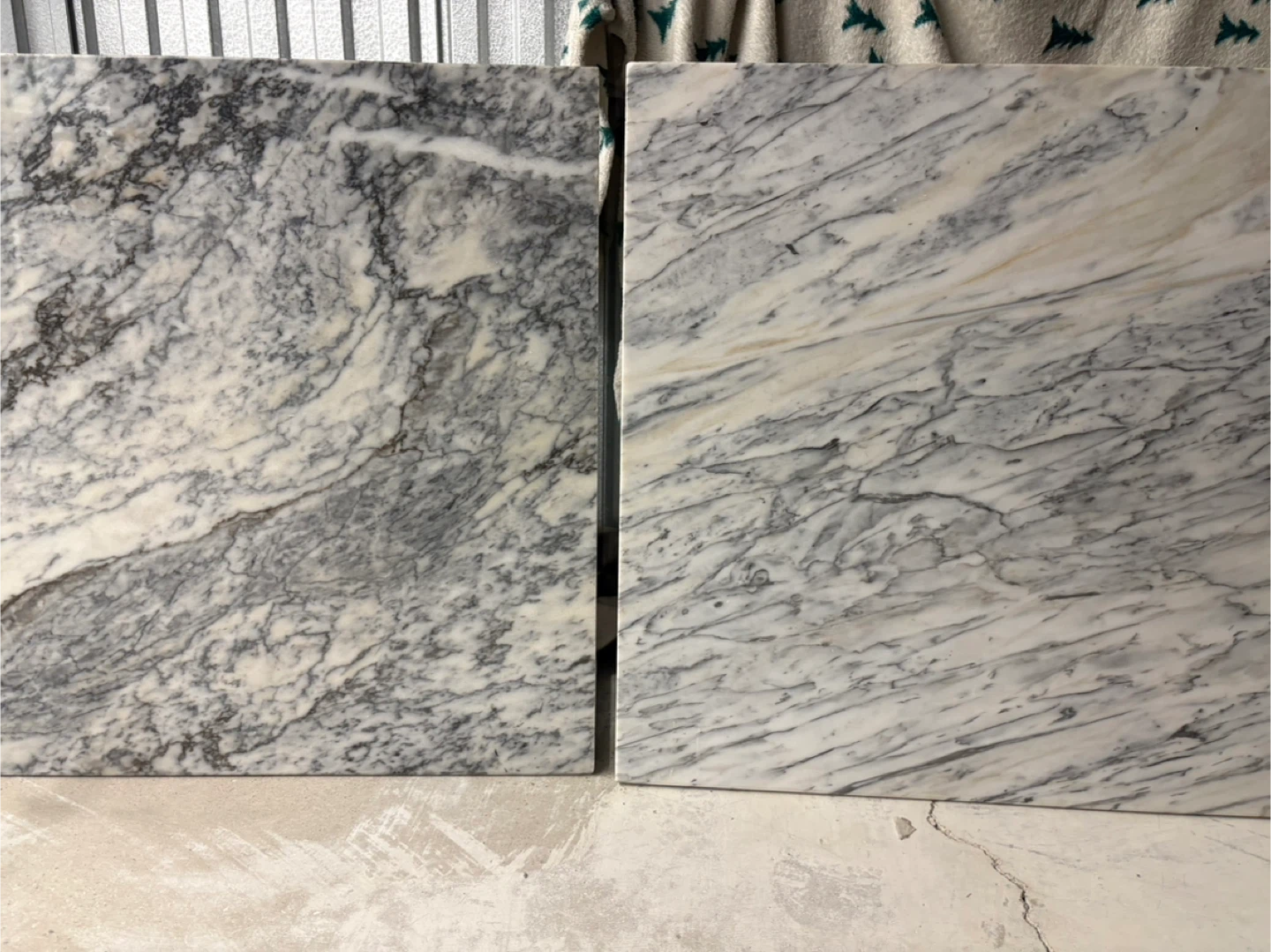 Rare Arabescato Vagli Marble Waterfall Desk - photo 3