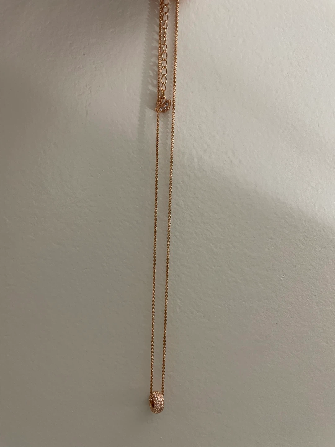 Swarovski Rose Gold Crystal Necklace