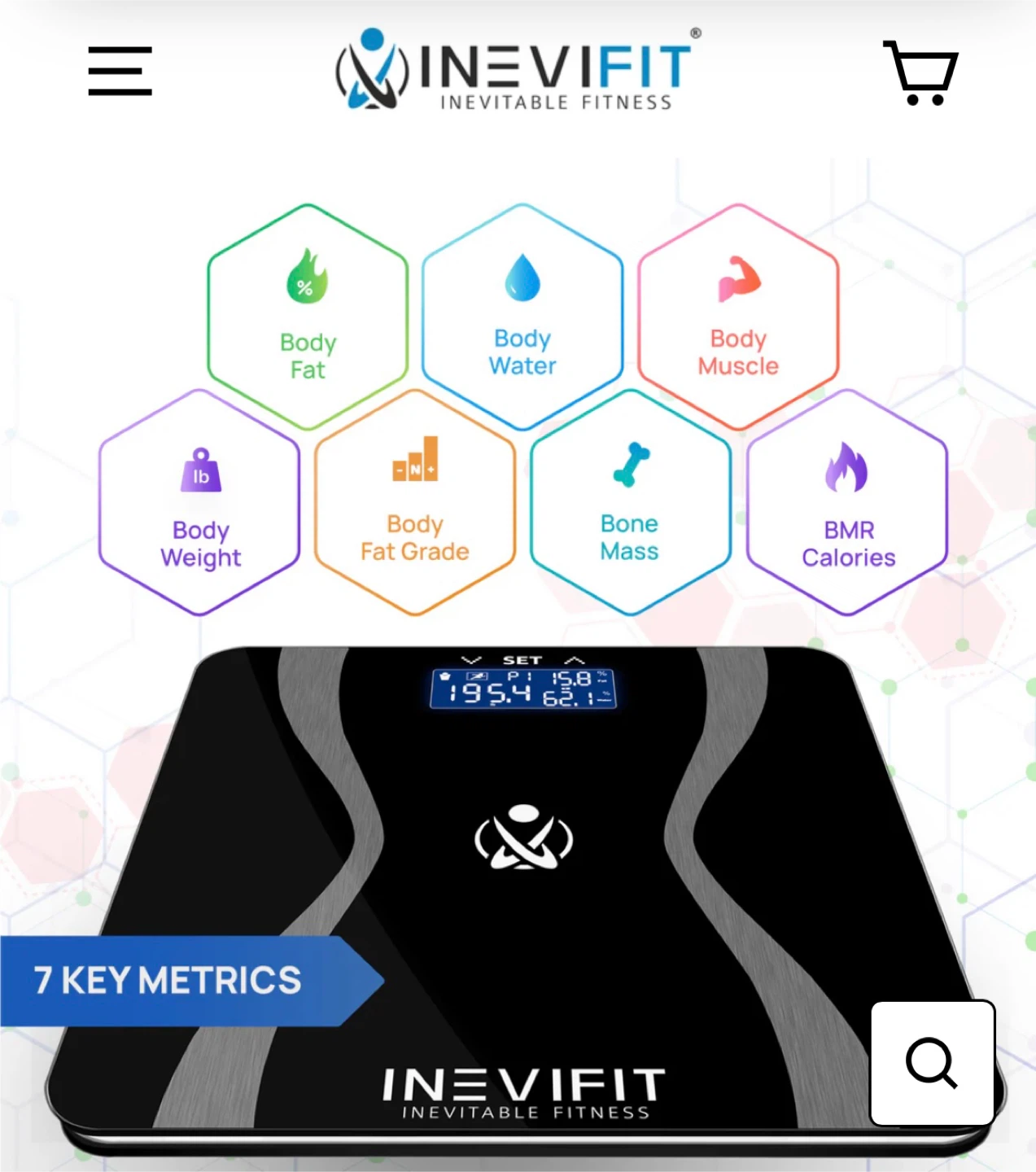 INEVIFIT Digital Body Fat Scale