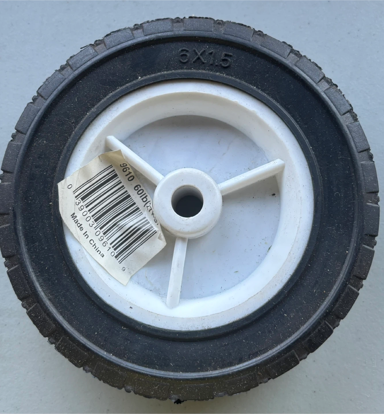 CASTER EXPRESS Semi-Pneumatic Utility Wheels 6x1.5 Size. Qty 2