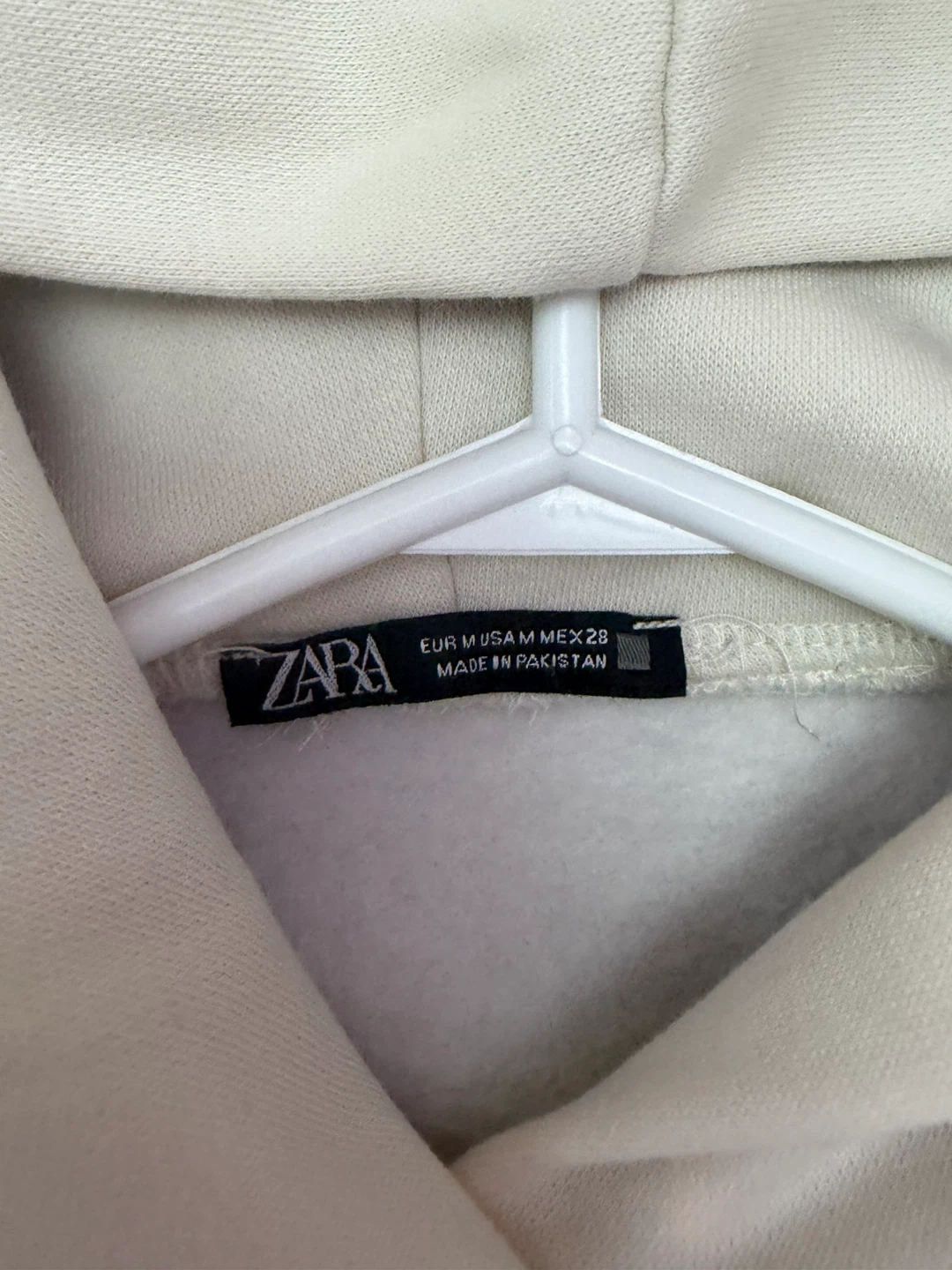 Two ZARA Hoodies (Cream & Pink) - photo 3