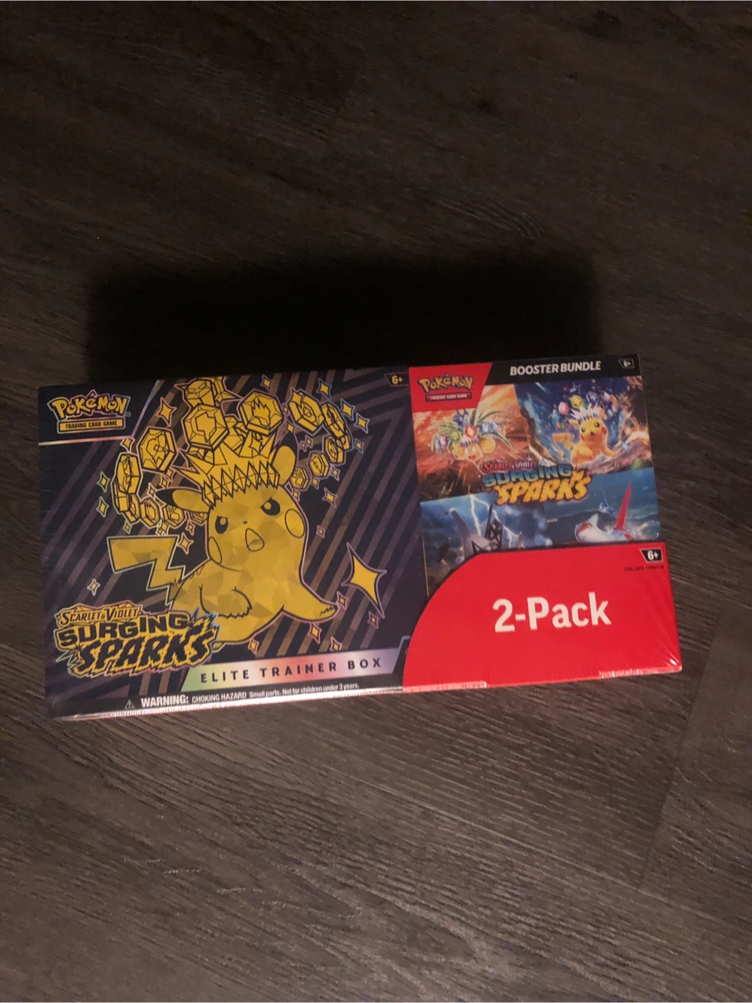 Pokémon Scarlet & Violet surging sparks, elite trainer box