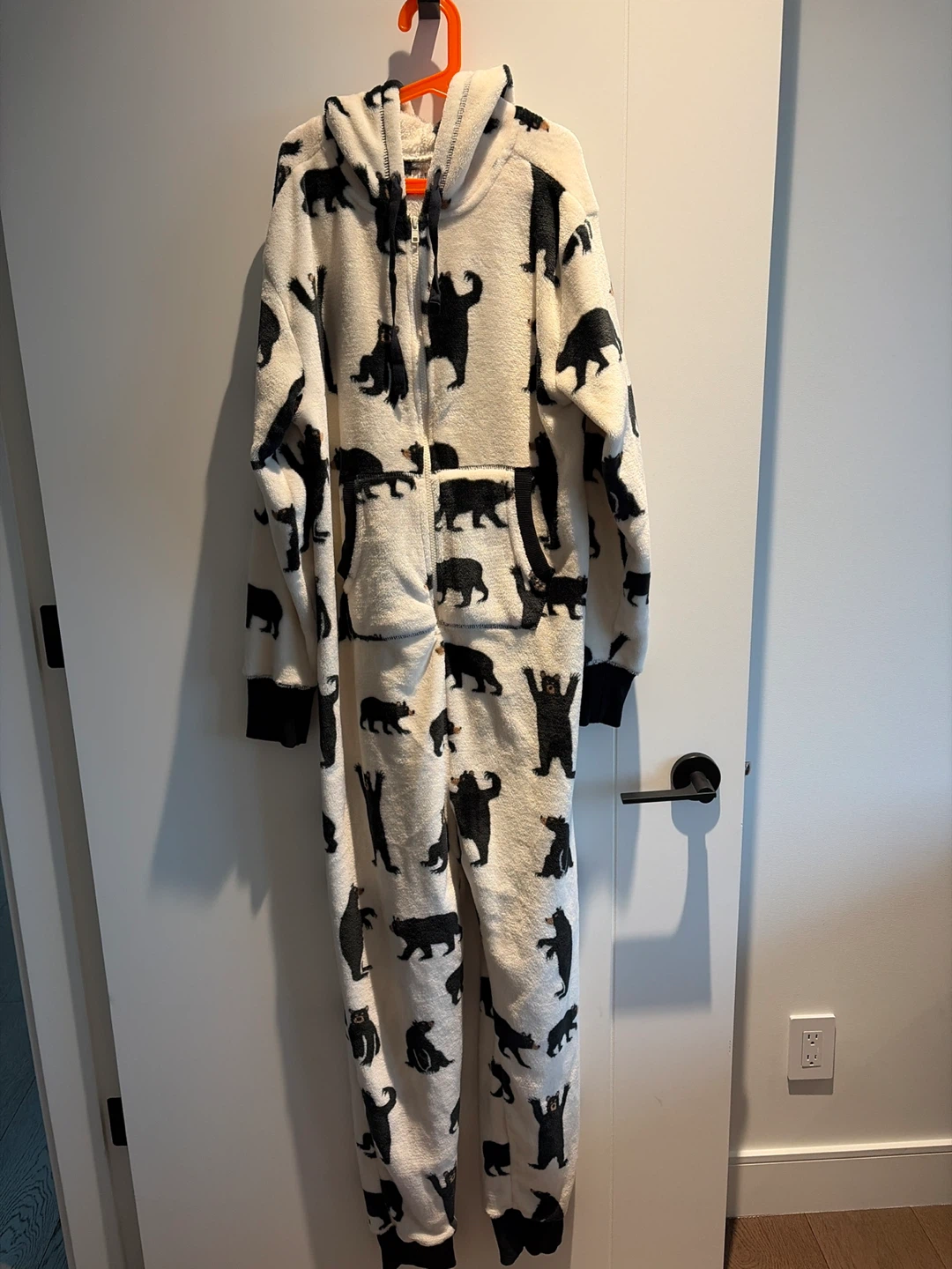 Little Blue House Men Fleece One-Piece Onesie size M