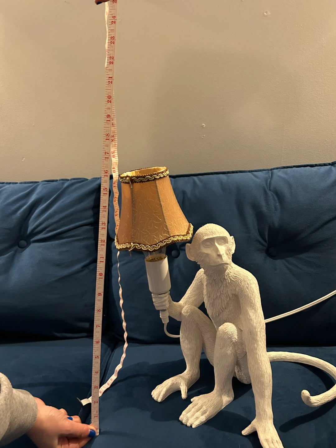 White Monkey Lamp - photo 3