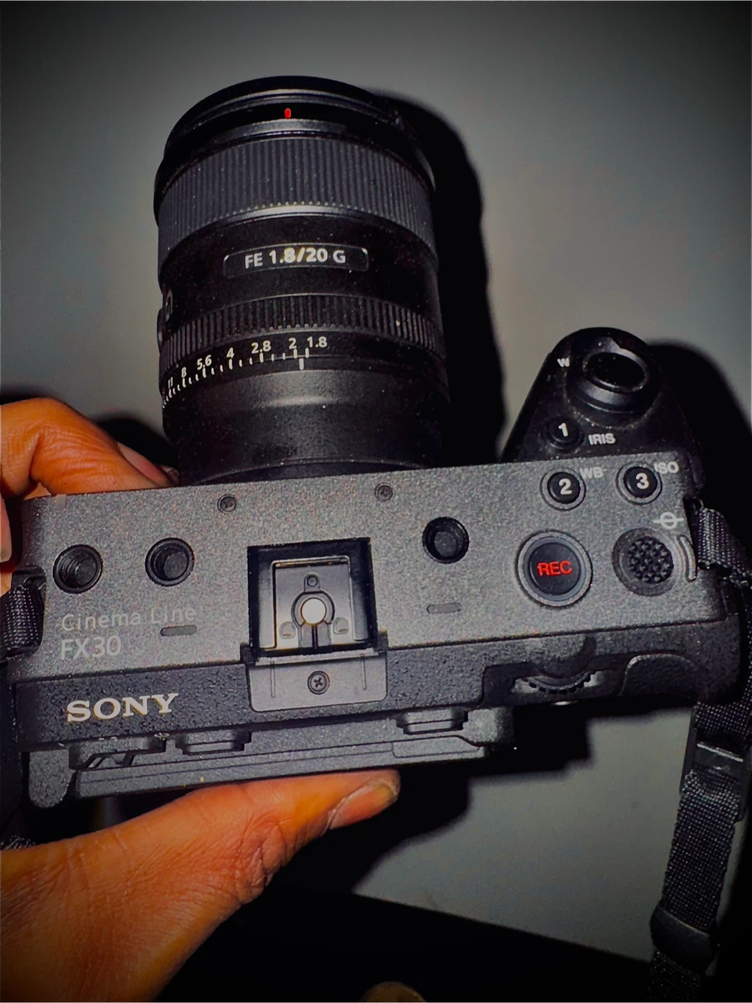 Sony FX30 Cinema Line Camera with FE 1.8/20 G Lens