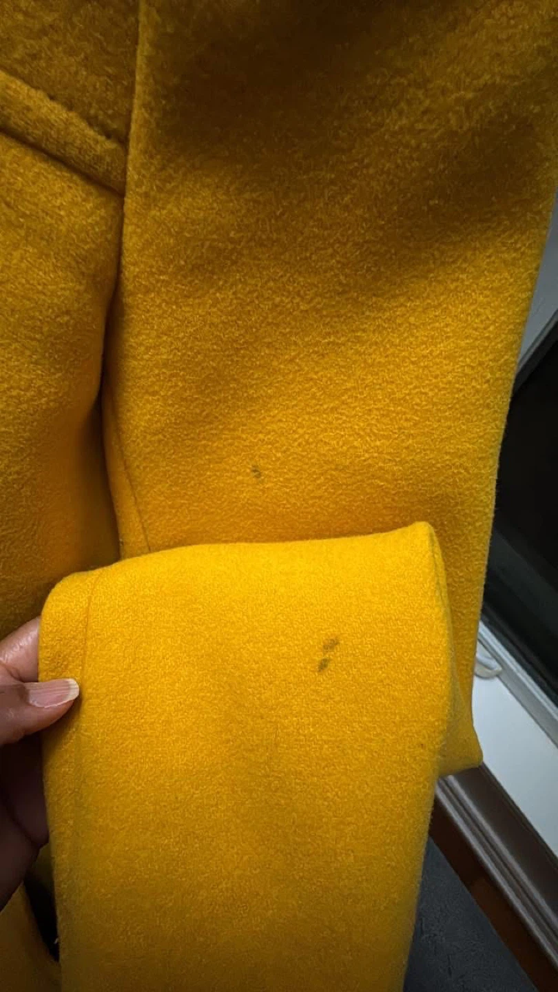 Yellow Double-Breasted Coat - photo 2