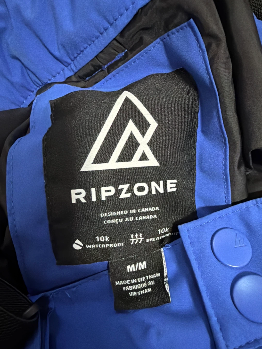 Ripzone Blue Snow Pants with Suspenders Kids Medium 🥕 - photo 3