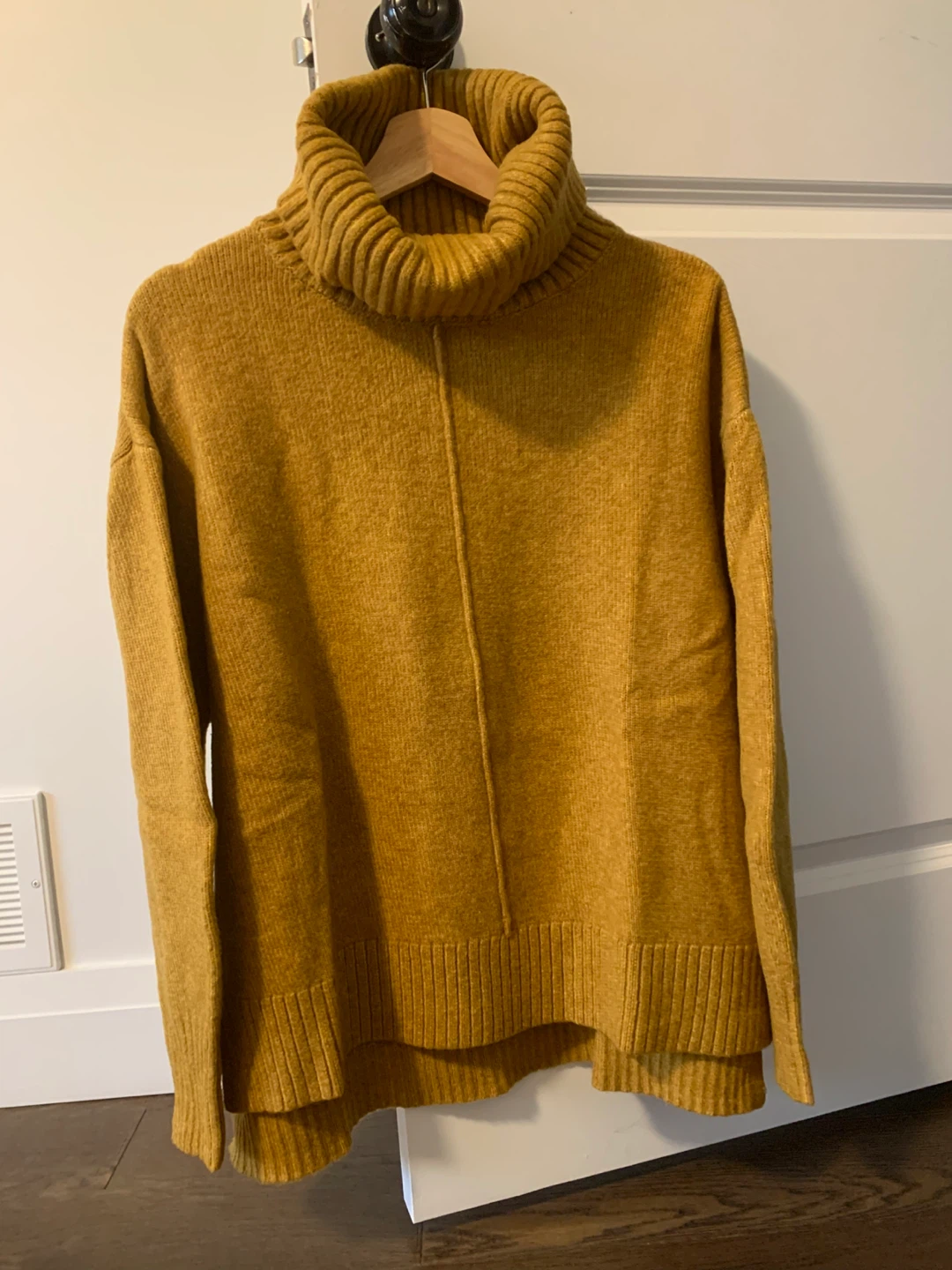 Mustard Yellow Turtleneck Sweater