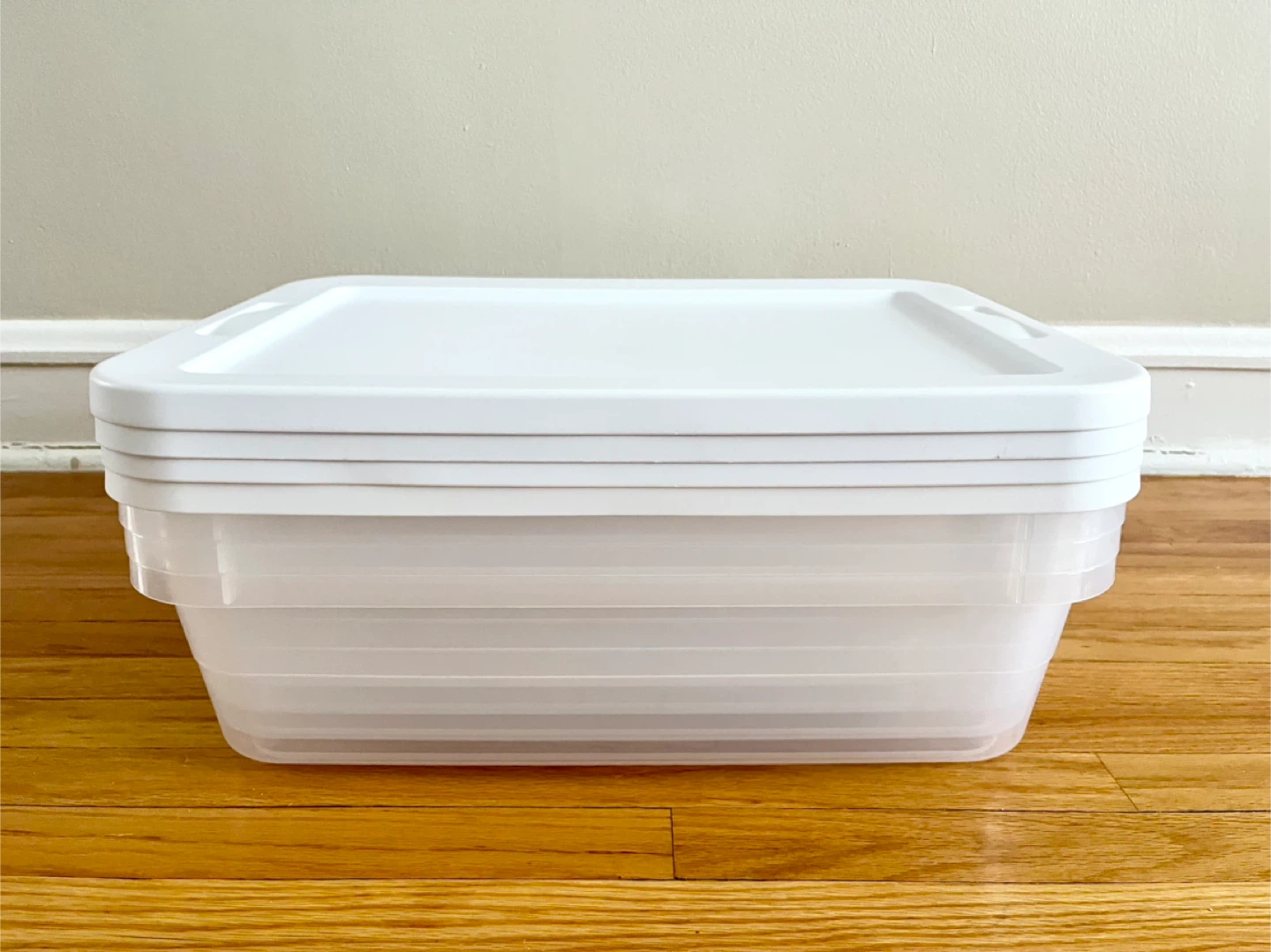 Room Essentials Underbed Storage Box 28 qt White