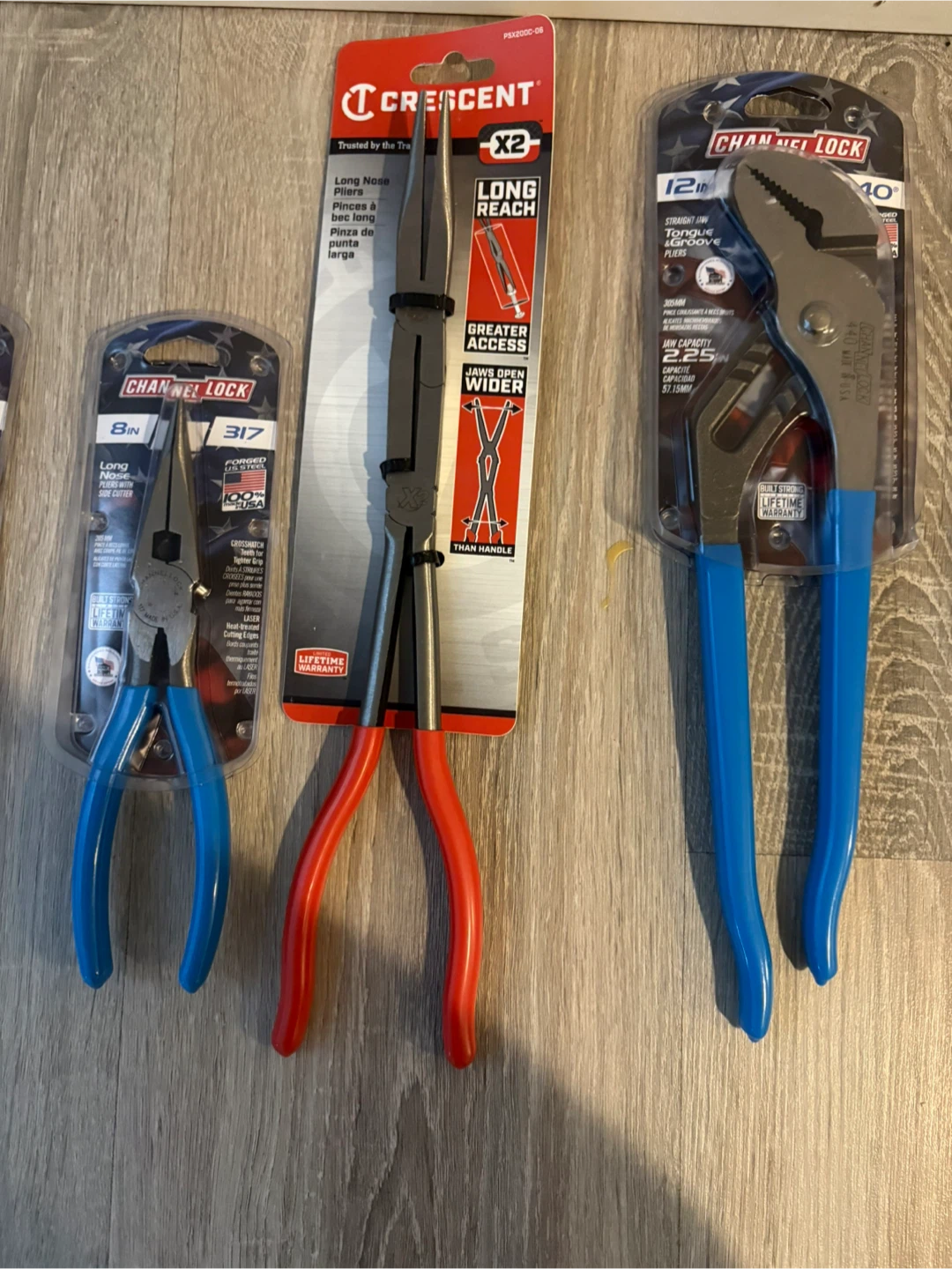 Assorted Milwaukee and Channel Lock Pliers and Tools - photo 4