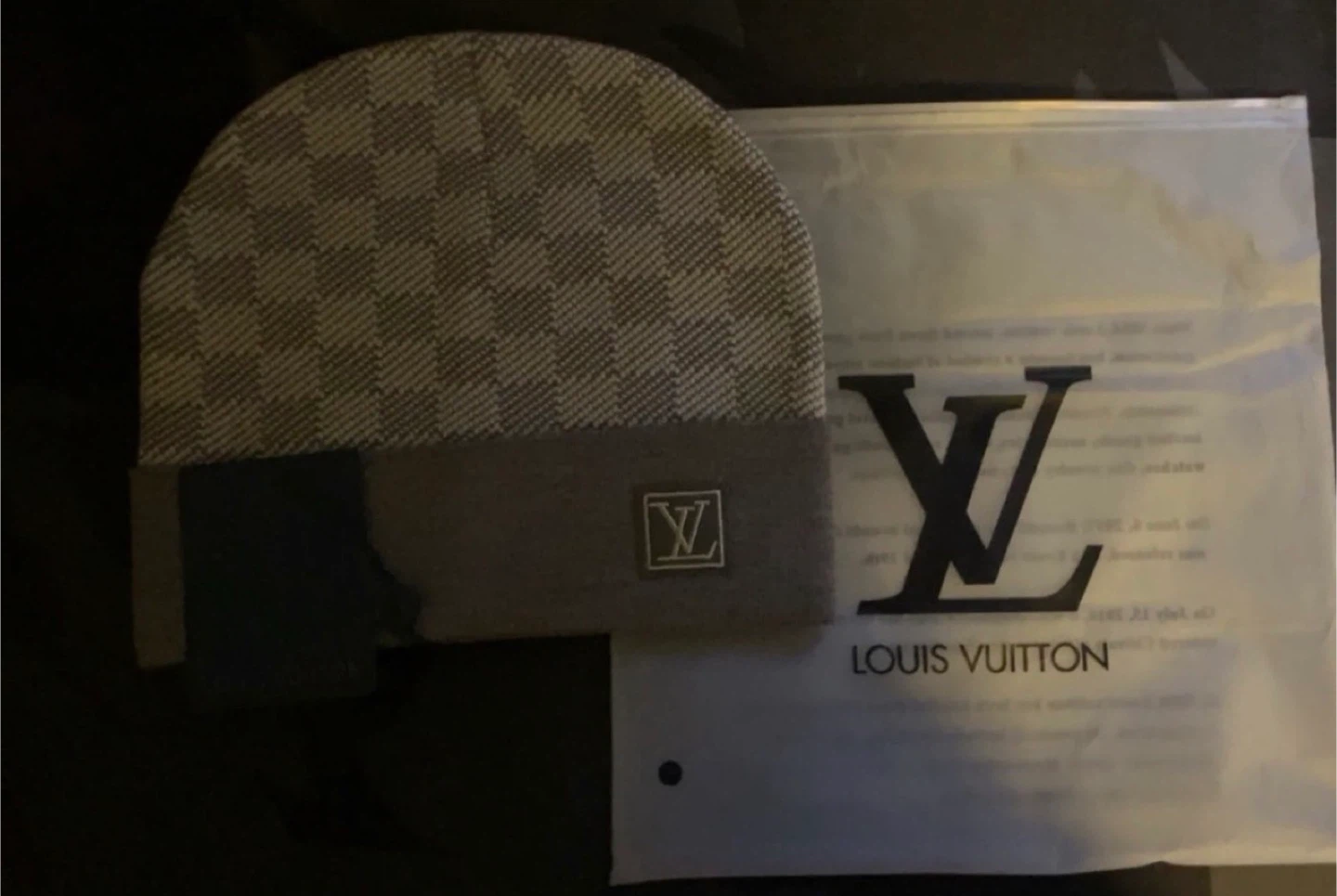 Louis Vuitton Monogram Beanie Hat Grey - photo 3