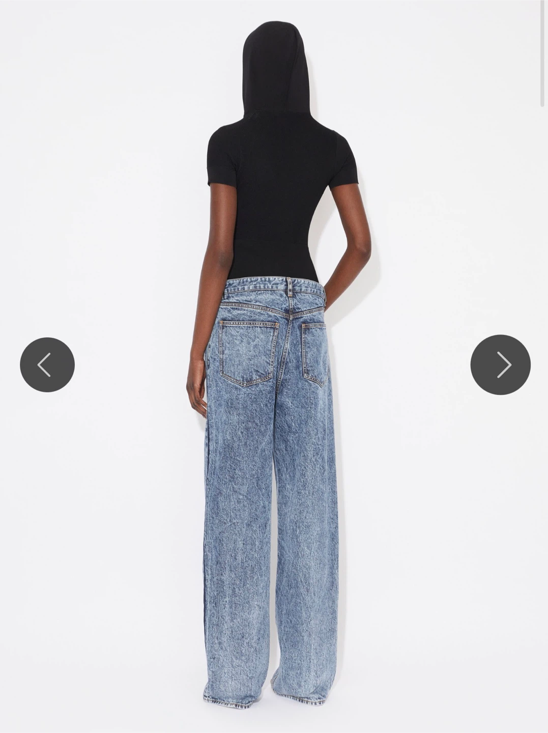 ALAIA PARIS Women's Blue Denim Jeans Size 34 - photo 2