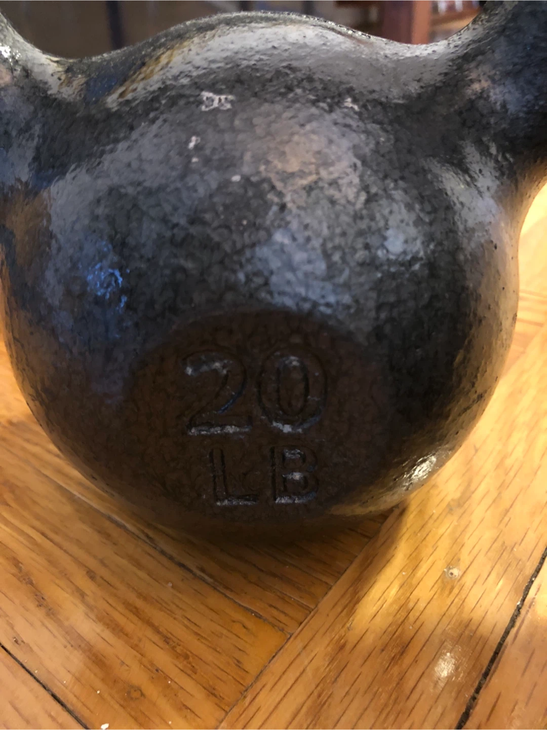 2 20 LB Cast Iron Kettlebells - photo 3