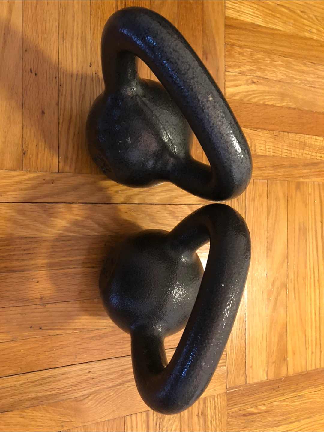 2 20 LB Cast Iron Kettlebells - photo 2
