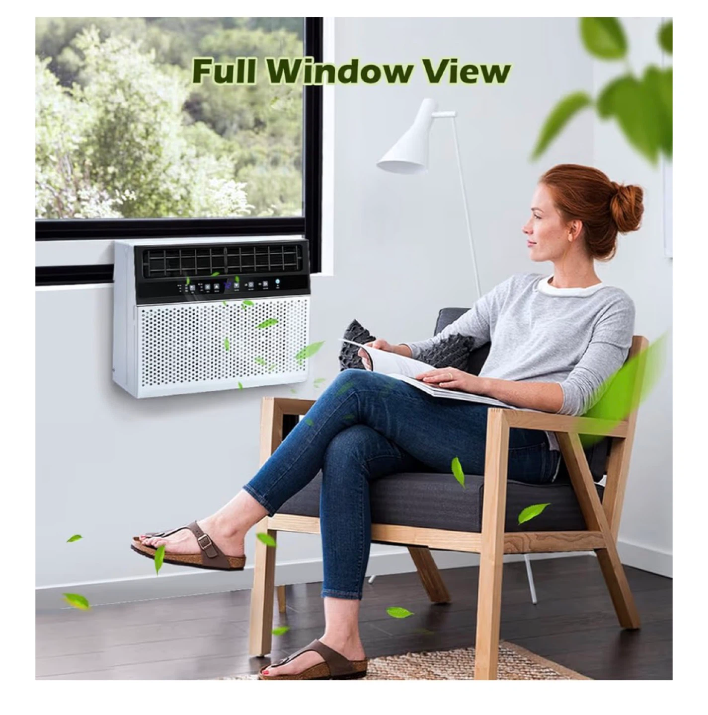 R.W.FLAME 12000 BTU U-Shaped Window Air Conditioner - White - photo 3