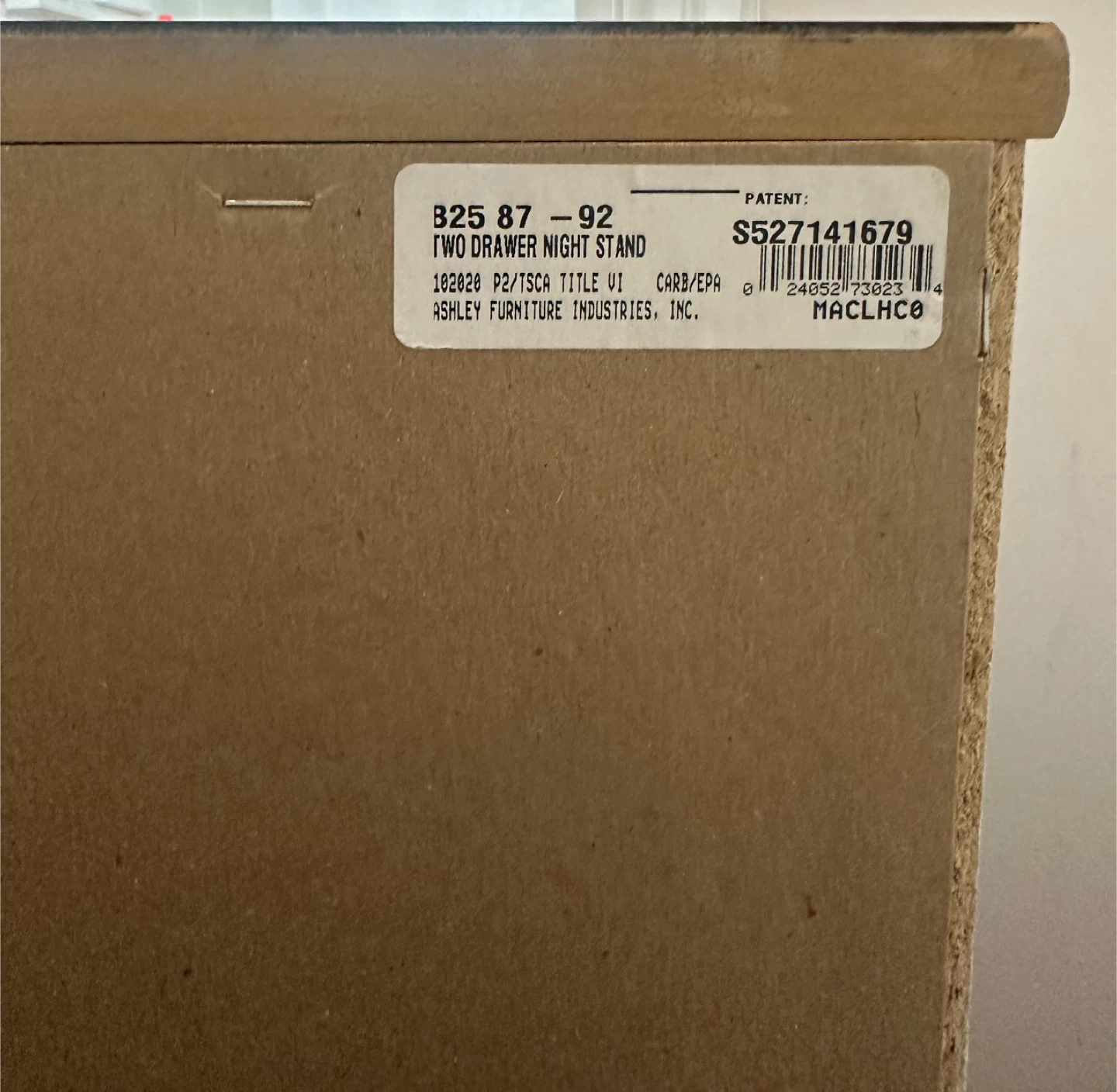 Ashley Furniture Two Drawer nightstand - photo 5