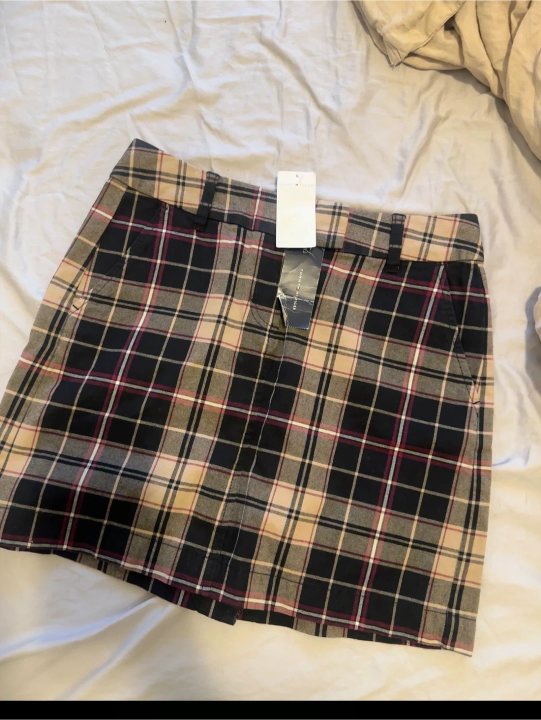 Tommy Hilfiger Plaid Mini Skirt