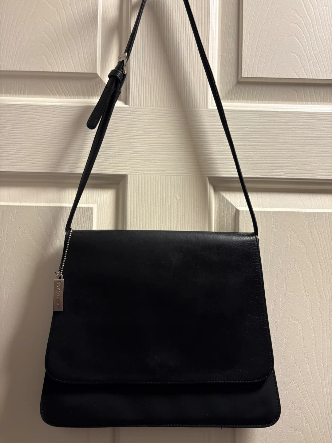 Enzo Angiolini Black Leather Shoulder Bag - photo 2