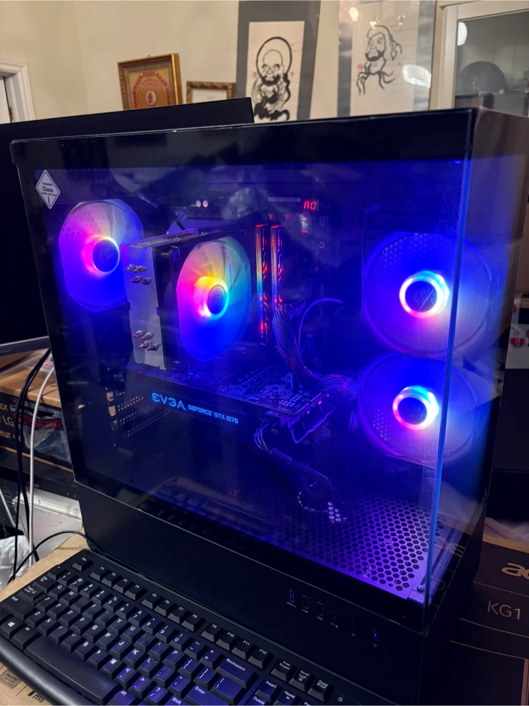 Gaming PC, i7-4790K, 16GB RAM, 250GB SSD, WiFi, GTX 1070 8GB - photo 3