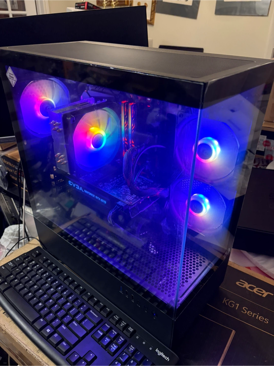 Gaming PC, i7-4790K, 16GB RAM, 250GB SSD, WiFi, GTX 1070 8GB - photo 2